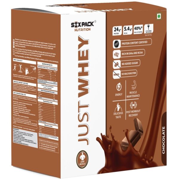 image of six pack nutrition just whey protein powder 2kg