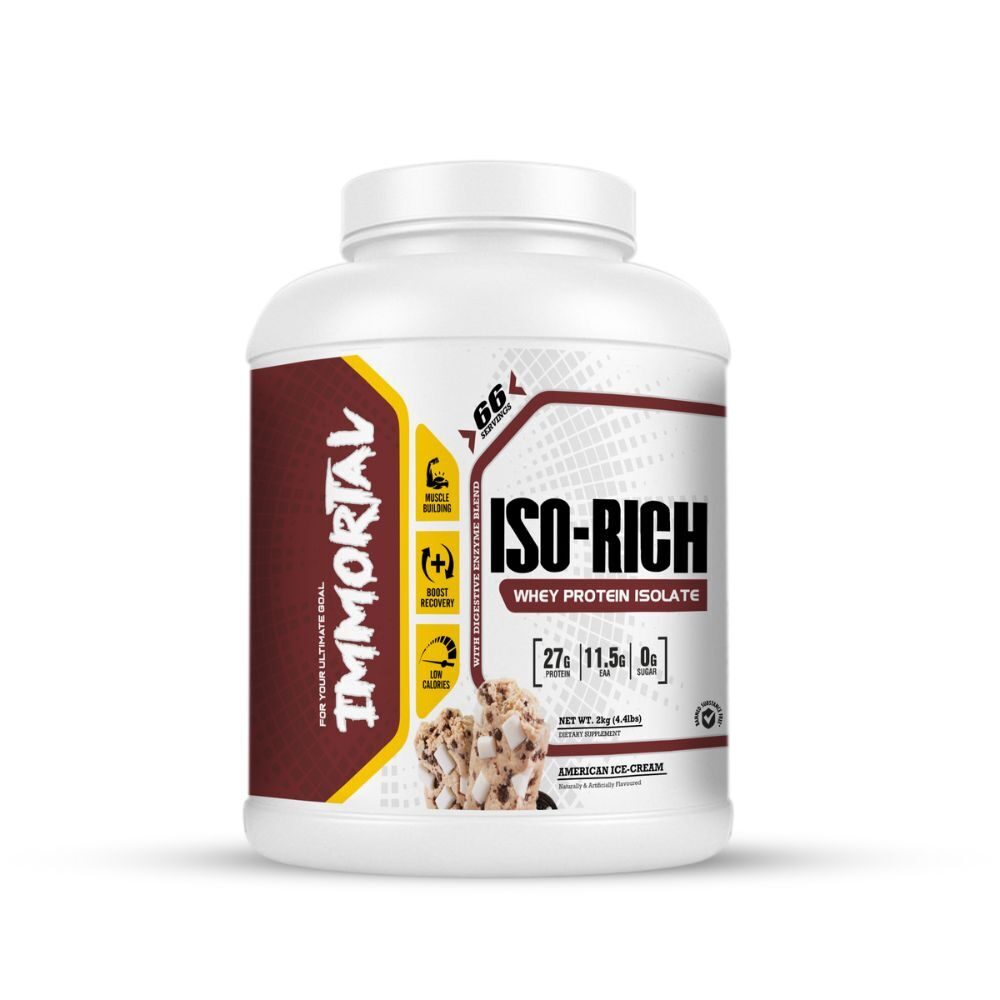 image of immortal isorich whey isolate supplement