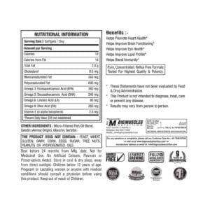 Bigmuscles Nutrition Fish oil Double Strength