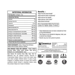 Bigmuscles Nutrition Fish oil Double Strength