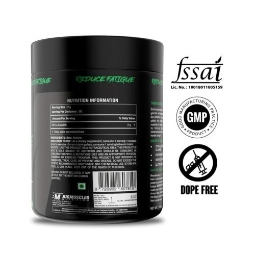 Bigmuscles Nutrition Beta Alanine - Image 3
