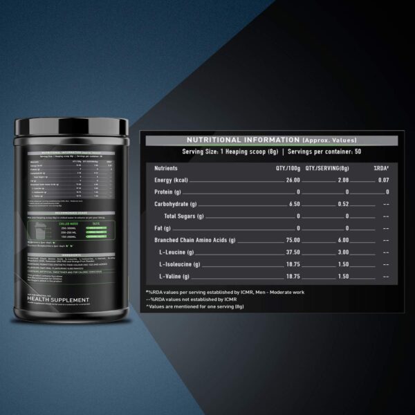 MuscleBlaze BCAA 6000 Amino Acid Supplement Powder