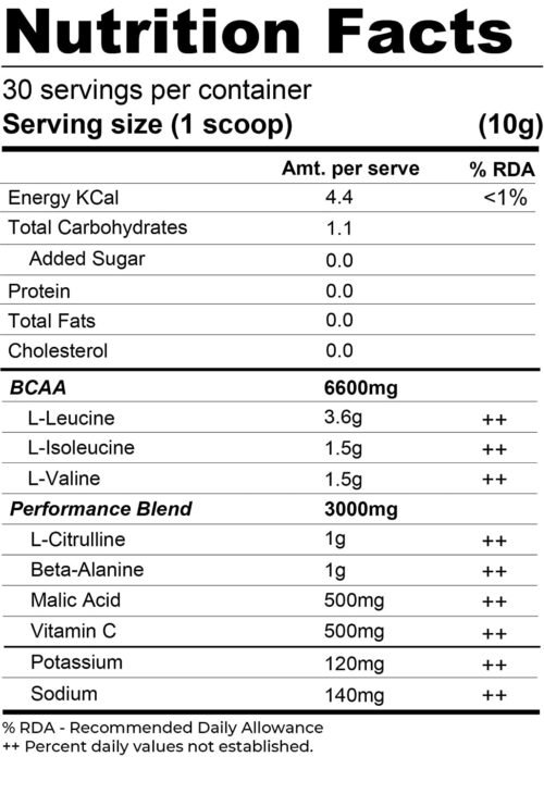 Muscle Asylum G6 BCAA - Image 2