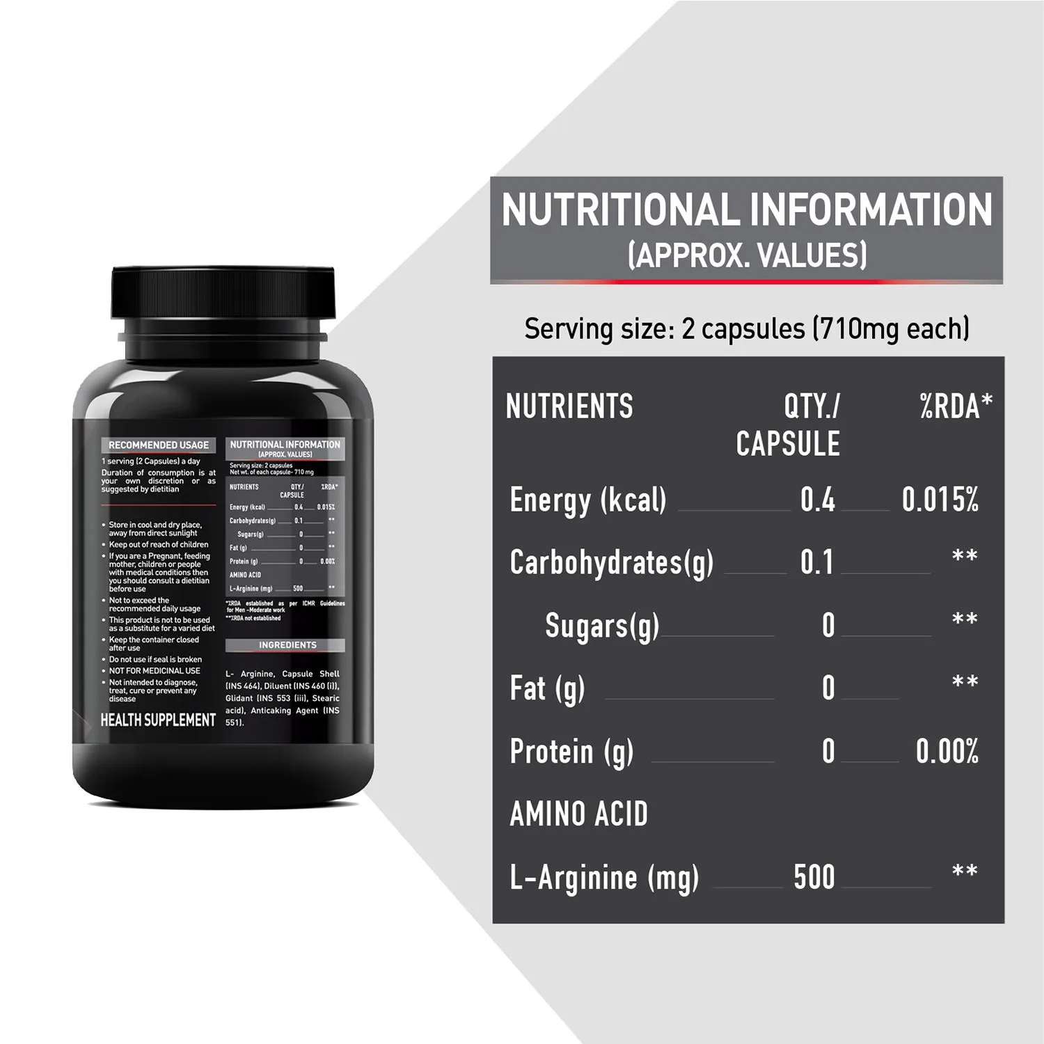 MuscleBlaze L-Arginine - Image 2