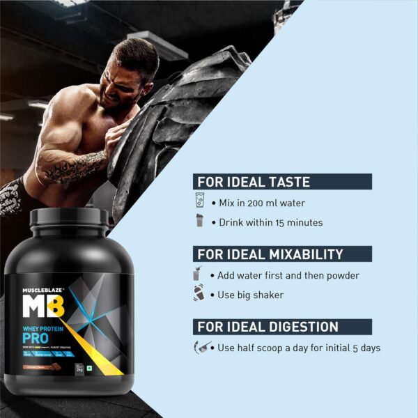 MuscleBlaze Whey Protein Pro with Creapure