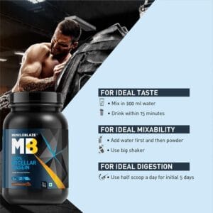 MuscleBlaze 100% Micellar Casein