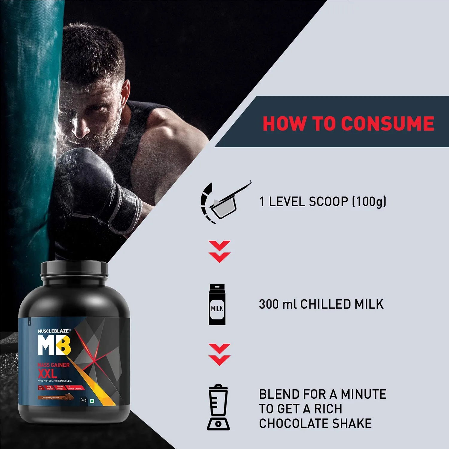 MuscleBlaze Mass Gainer XXL - Image 3