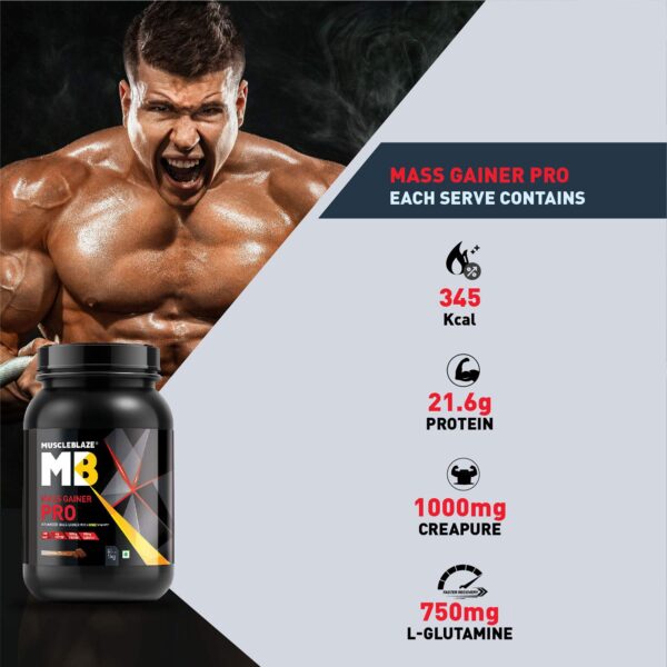 MuscleBlaze Mass Gainer PRO with Creapure