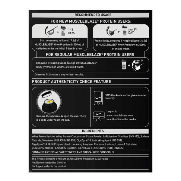 MuscleBlaze Whey Premium