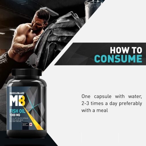 MuscleBlaze Fish Oil (1000 mg) - Image 3