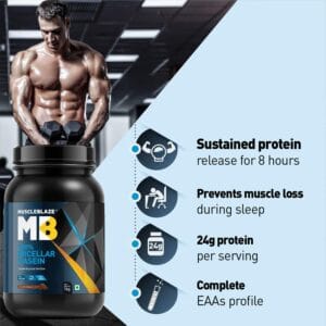 MuscleBlaze 100% Micellar Casein