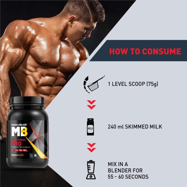 MuscleBlaze Mass Gainer PRO with Creapure