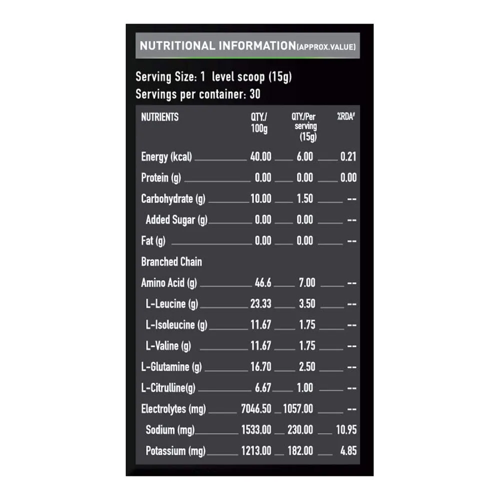 MuscleBlaze BCAA Pro Essential Amino Acids - Image 4