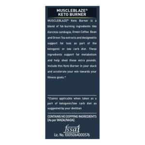 MuscleBlaze Keto Burner