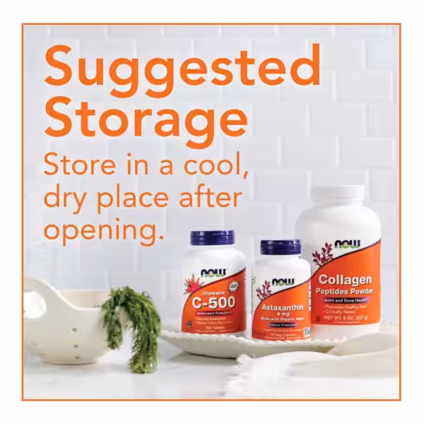 Suggested Storage: Store in a cool, dry place after opening