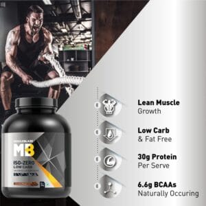 MuscleBlaze Iso-Zero Low Carb Whey Protein Isolate