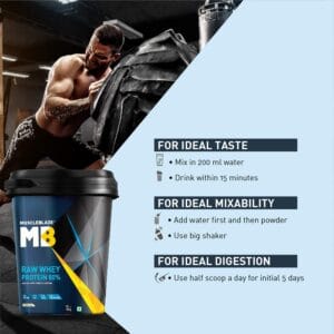 MuscleBlaze 80% Raw Whey Protein Supplement Powder