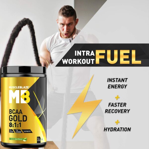 MuscleBlaze BCAA Gold 8:1:1 Amino Acids Supplements