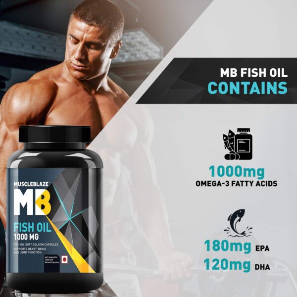 MuscleBlaze Fish Oil (1000 mg)