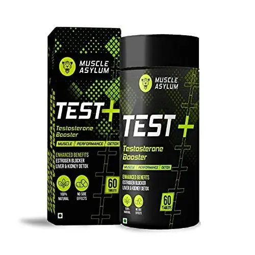 Muscle Asylum Test+ Testosterone Booster, 60 tablets