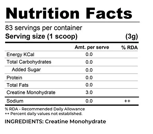 Muscle Asylum Creatine- Unflavoured - Image 2