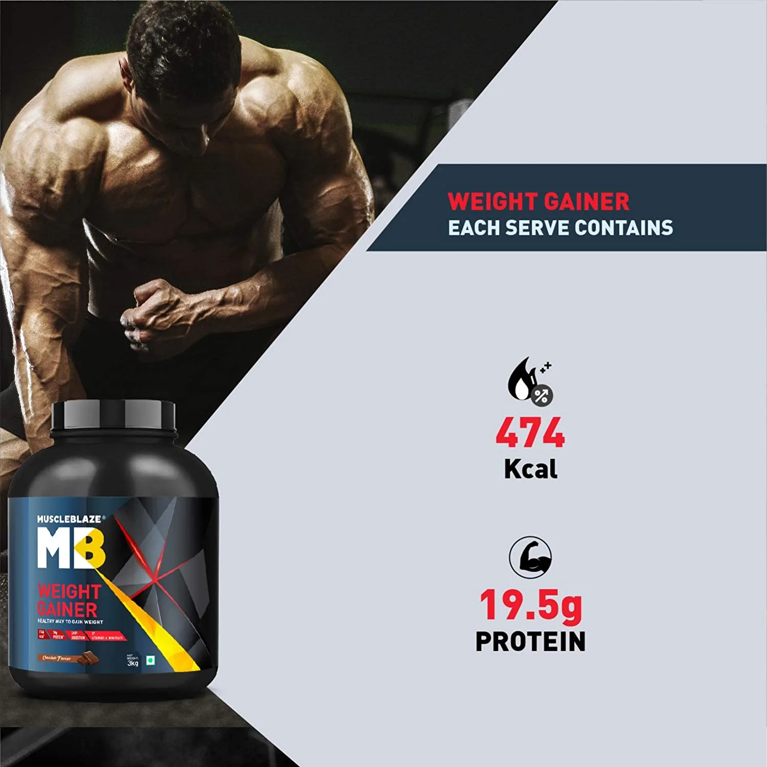 MuscleBlaze Weight Gainer with Added Digezyme - Image 6