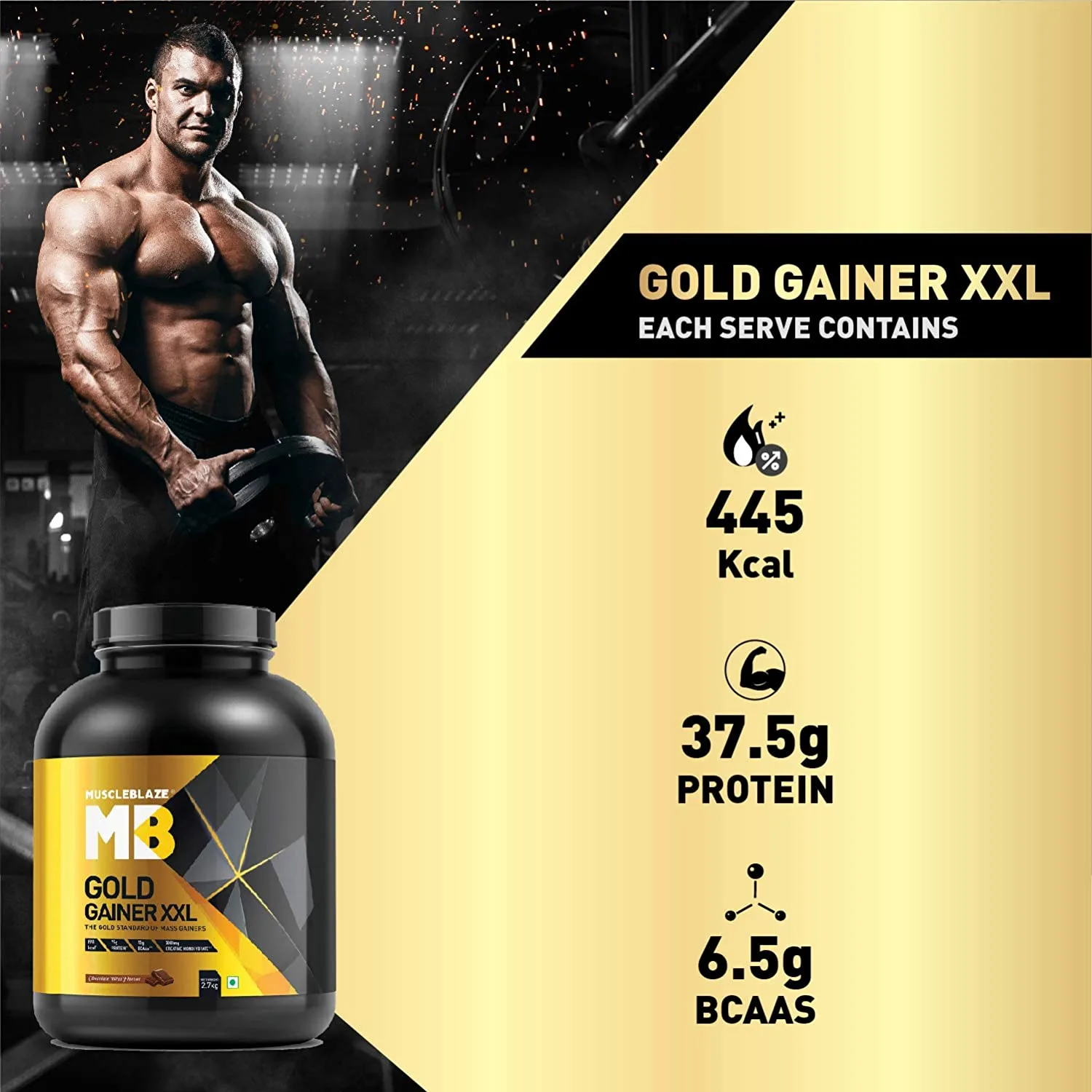 MuscleBlaze Gold Gainer XXL Mass Gainer - Image 6