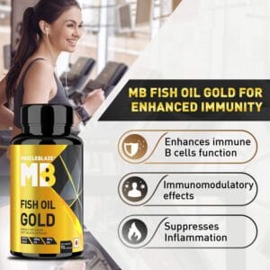 MuscleBlaze Fish Oil Gold (460 EPA & 380 DHA)