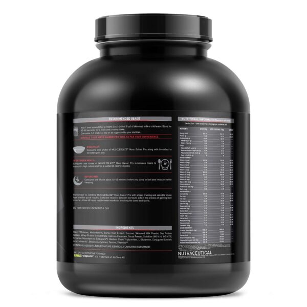 MuscleBlaze Mass Gainer PRO with Creapure