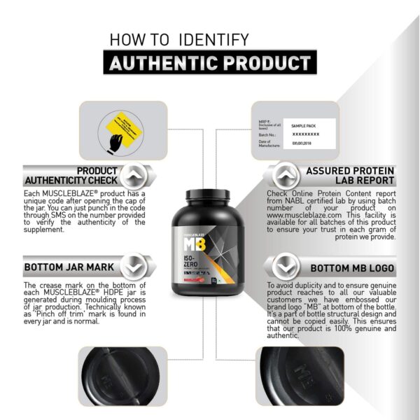 MuscleBlaze Iso-Zero Whey Protein Isolate