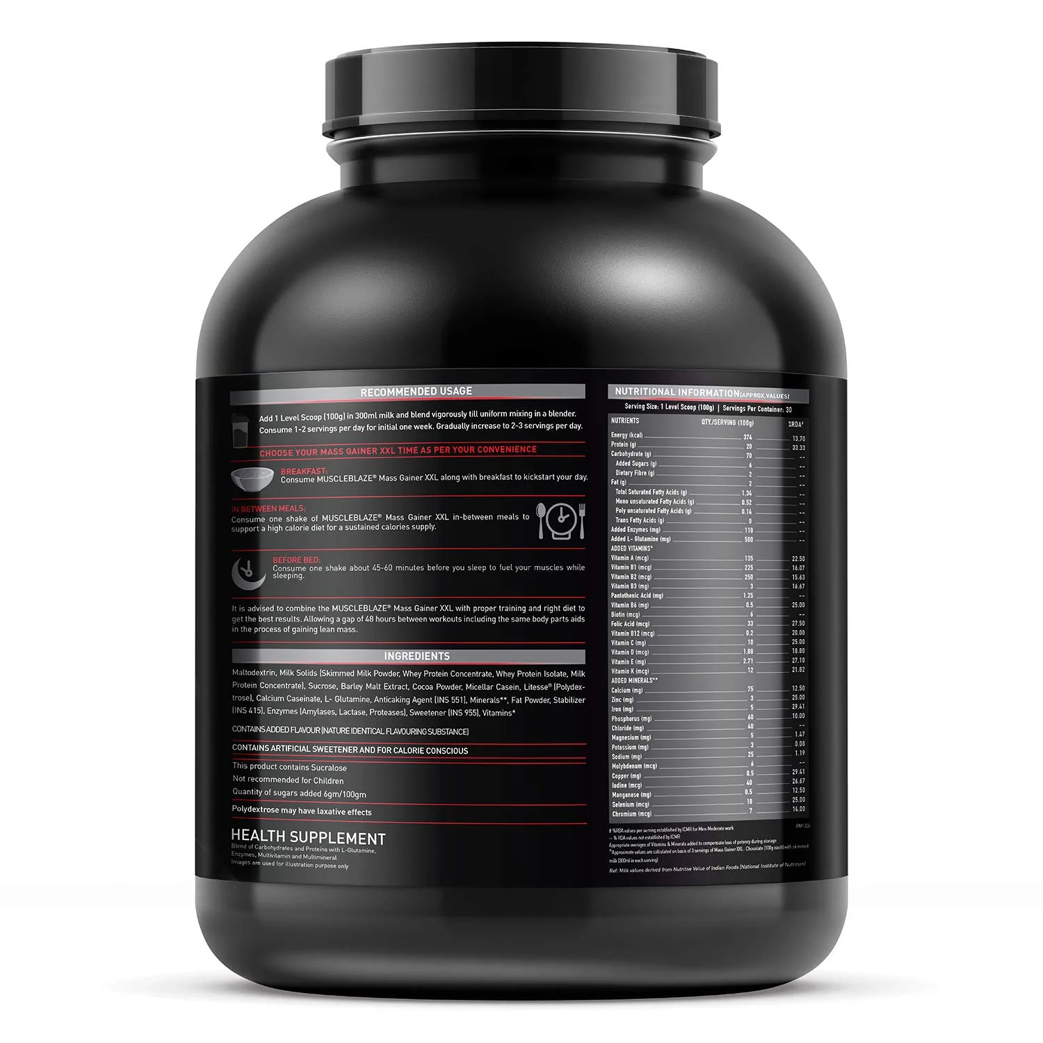 MuscleBlaze Mass Gainer XXL - Image 7