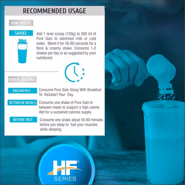 Recommended usage: Mix 1 scoop (150g) with 300ml milk or water. Take at breakfast, between meals, or 45-60 mins before bed
