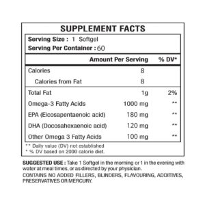 Bigmuscles Nutrition Fish oil Triple Strength