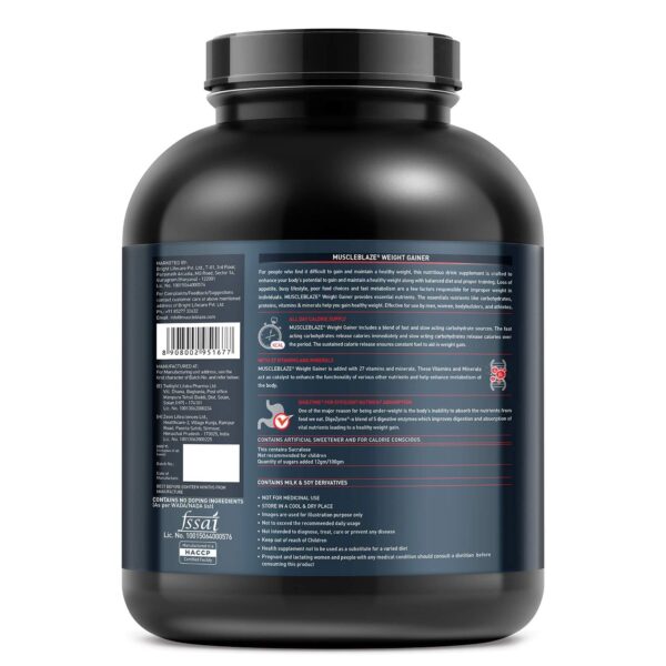 MuscleBlaze Weight Gainer with Added Digezyme