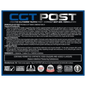 Bigmuscles Nutrition CGT POST