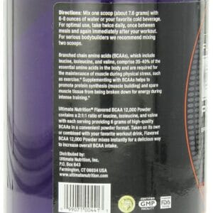 Ultimate Nutrition Flavoured BCAA 12,000 Powder