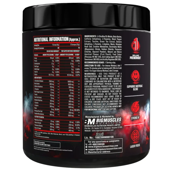 Bigmuscles Nutrition Freak Preworkout