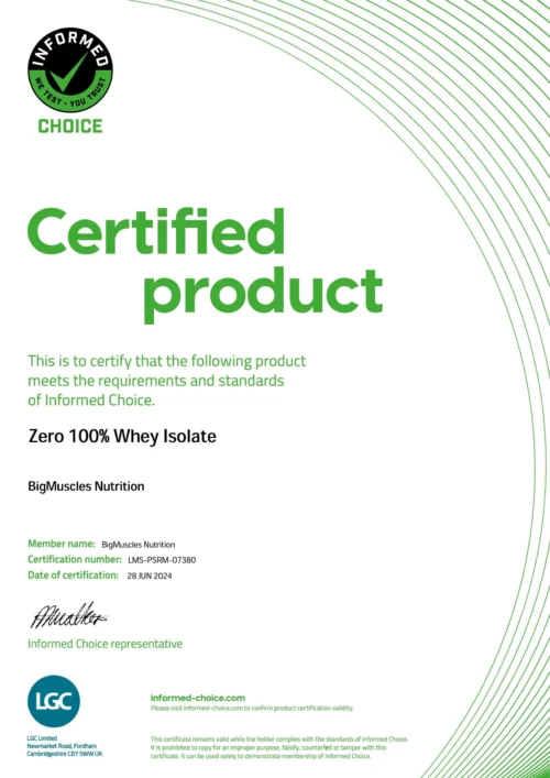 Bigmuscles Nutrition Zero Whey Protein - Image 6