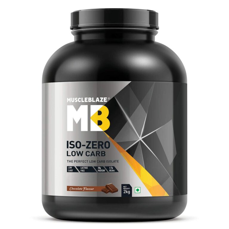 MuscleBlaze Iso-Zero Low Carb Whey Protein Isolate