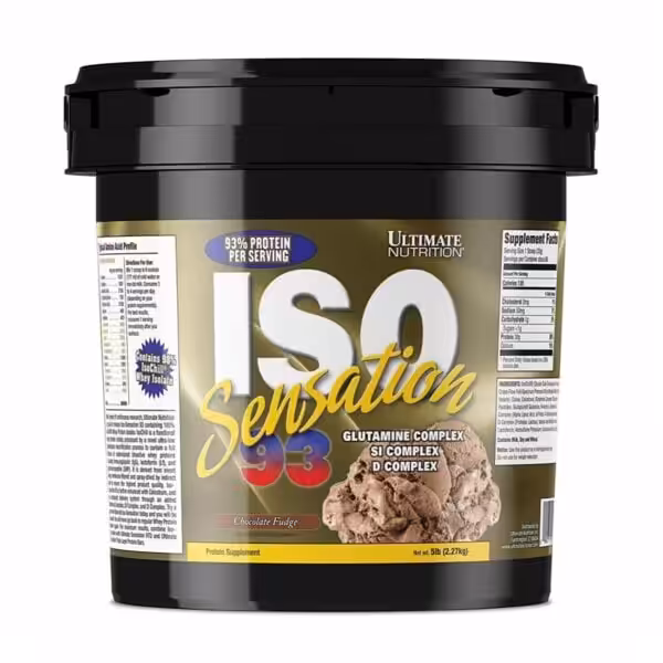 Ultimate Nutrition ISO Sensation 93 Whey Isolate - Sports Nutrition Supplement