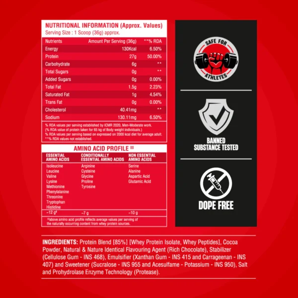 Big Muscles Nutrition Nitric Whey Protein