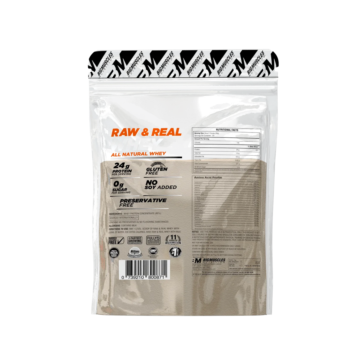 Bigmuscles Nutrition Raw & Real Isolate - Image 5