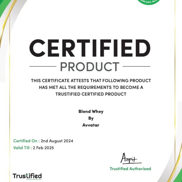 Avvatar 100% Whey Protein