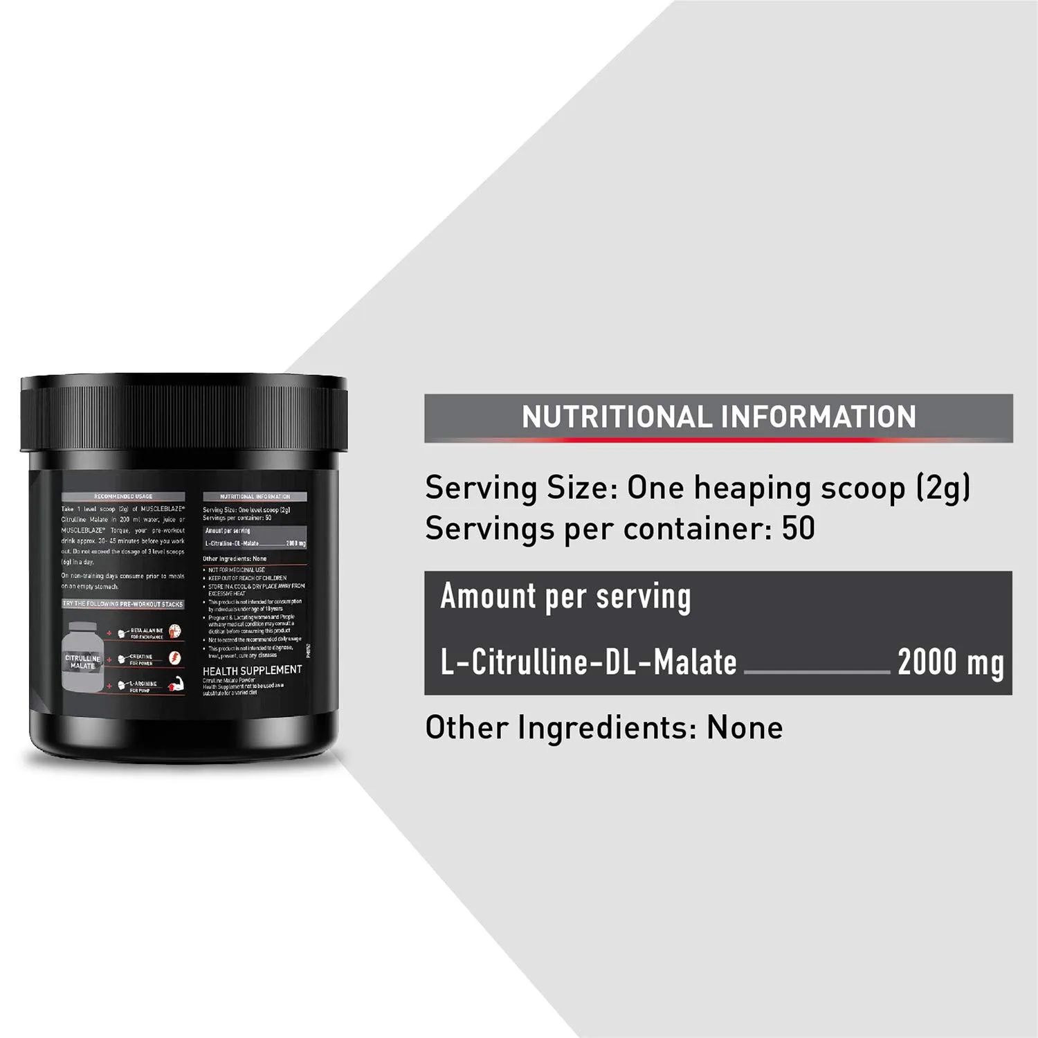 MuscleBlaze Citrulline Malate - Image 2