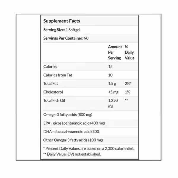 GAT Omega 3 Purified Fish Oil - product image