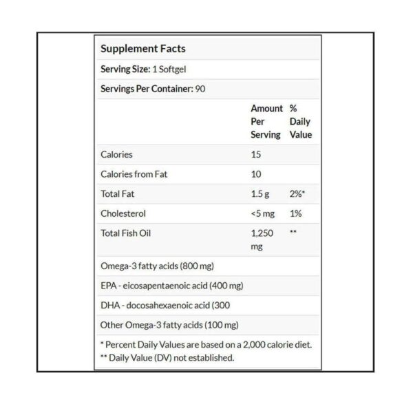 GAT Omega 3 Purified Fish Oil