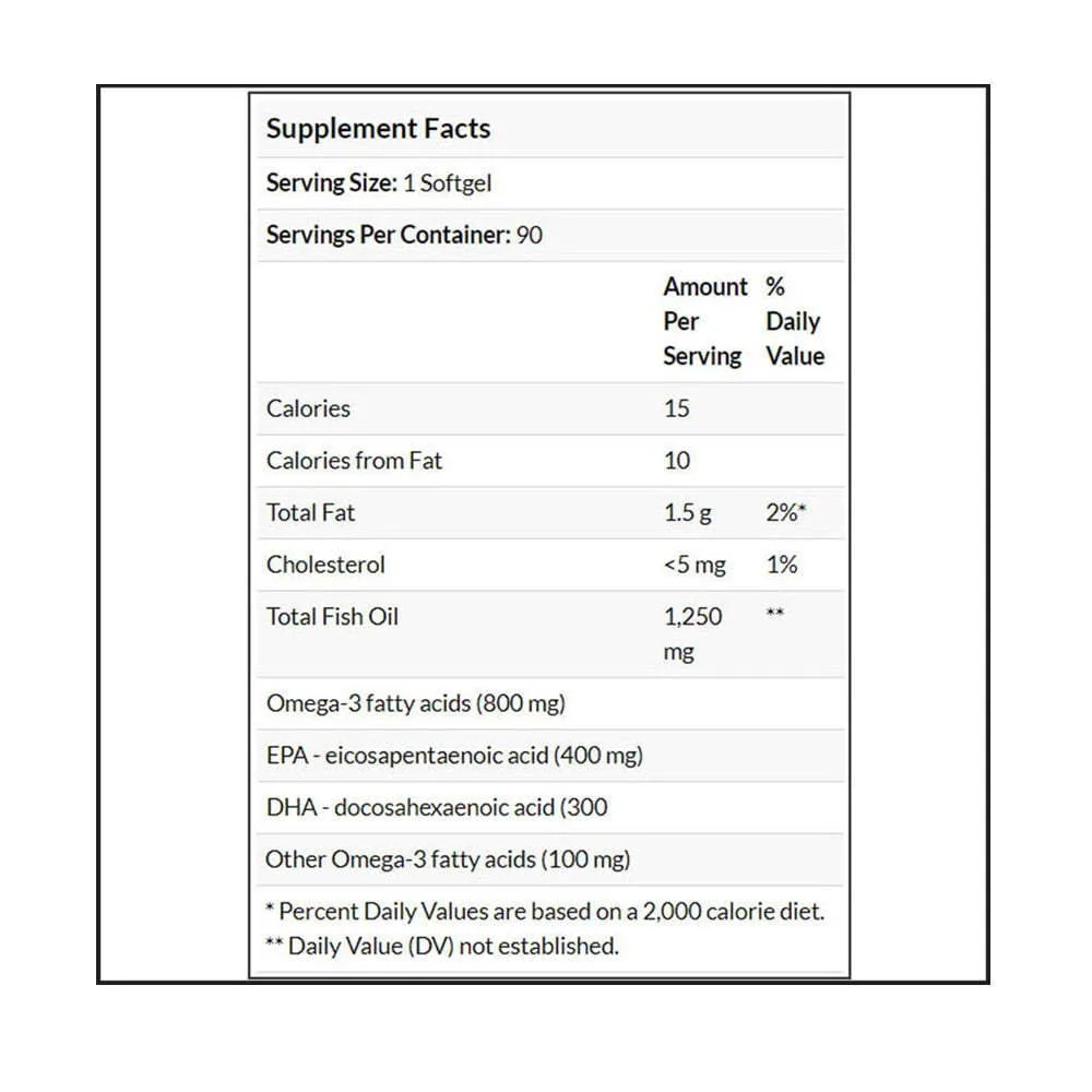 GAT Omega 3 Purified Fish Oil - Image 2