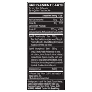 Cellucor Super HD, 60 Capsules