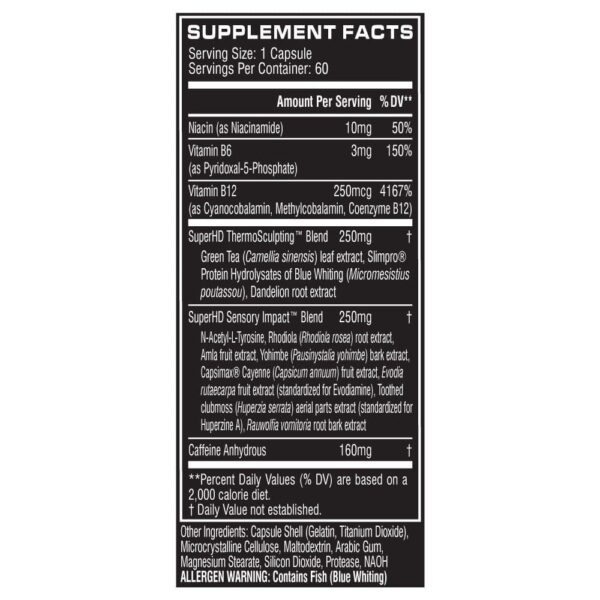 Cellucor Super HD, 60 Capsules