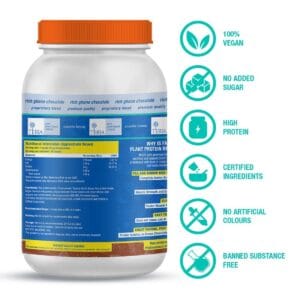 Fast&Up Plant Protein – Plant based Vegan, 30 Servings